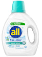 all Liquid Laundry Detergent, Free Clear, Odor Relief, 73 Fluid Ounces, 49 Loads